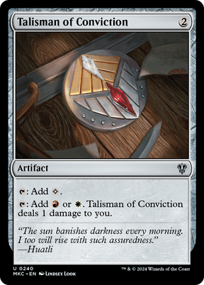 Magic: The Gathering - Talisman of Conviction - Murders at Karlov Manor Commander