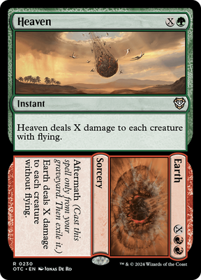 Magic: The Gathering - Heaven // Earth - Outlaws of Thunder Junction Commander