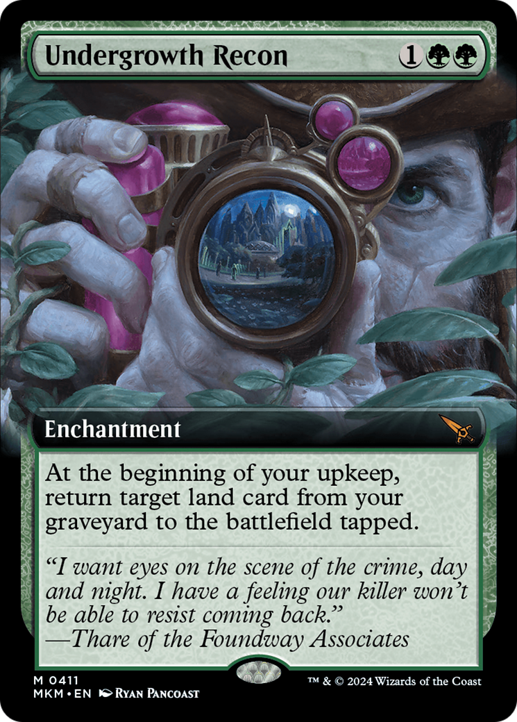 Magic: The Gathering - Undergrowth Recon Foil - Murders at Karlov Manor