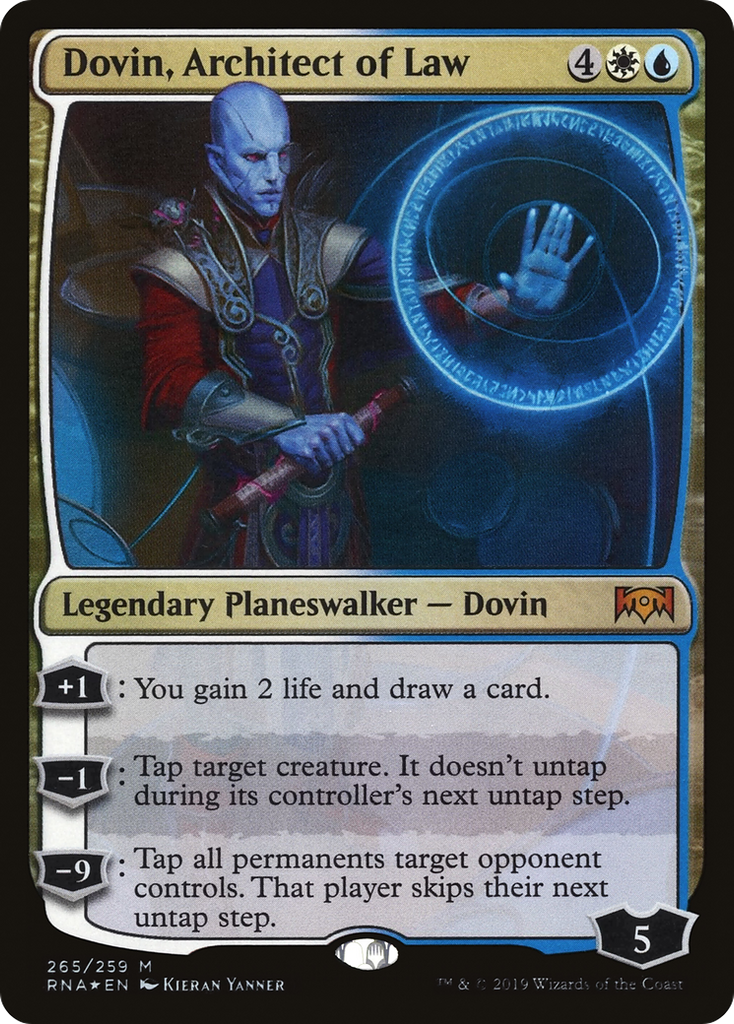 Magic: The Gathering - Dovin, Architect of Law Foil - Ravnica Allegiance