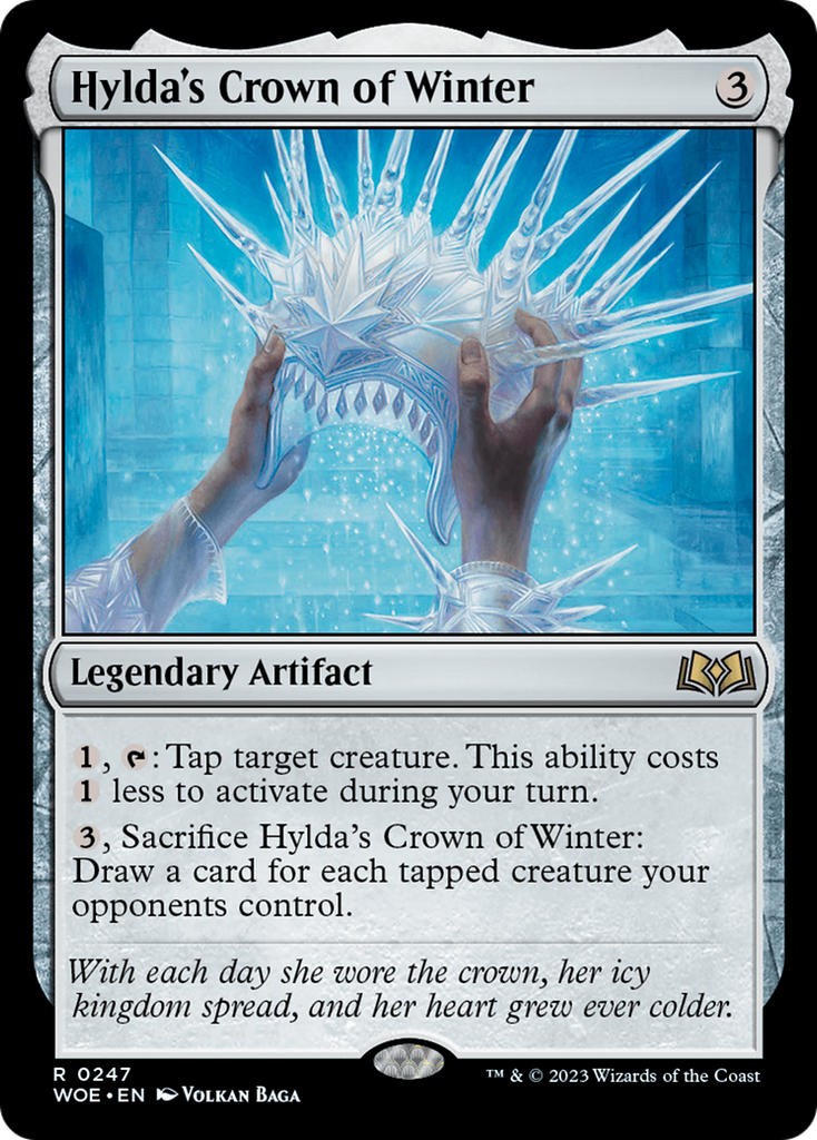 Magic: The Gathering - Hylda's Crown of Winter Foil - Wilds of Eldraine