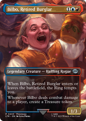 Magic: The Gathering - Bilbo, Retired Burglar Foil - The Lord of the Rings: Tales of Middle-earth