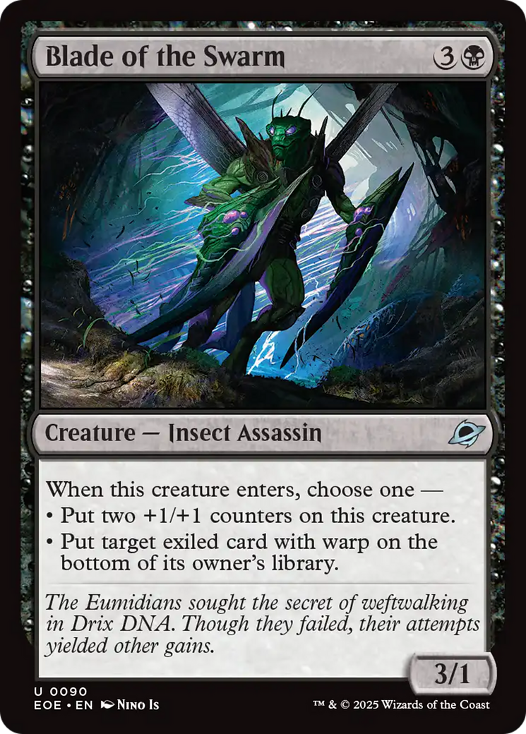 Magic: The Gathering - Blade of the Swarm Foil - Edge of Eternities