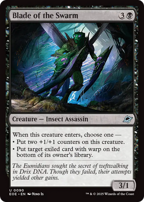 Magic: The Gathering - Blade of the Swarm Foil - Edge of Eternities