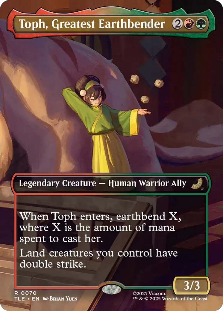 Magic: The Gathering - Toph, Greatest Earthbender Foil - Avatar: The Last Airbender Eternal