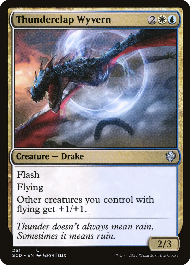 Magic: The Gathering - Thunderclap Wyvern - Starter Commander Decks