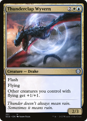 Magic: The Gathering - Thunderclap Wyvern - Starter Commander Decks