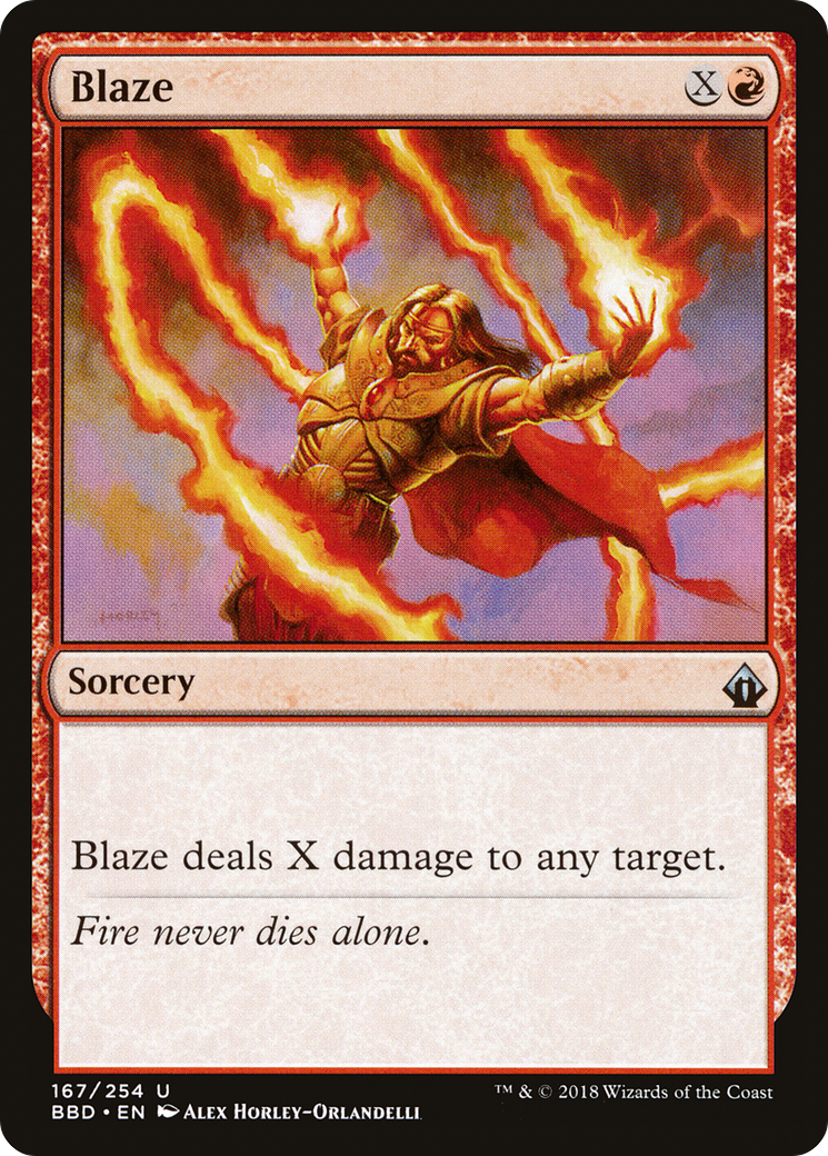 Magic: The Gathering - Blaze Foil - Battlebond