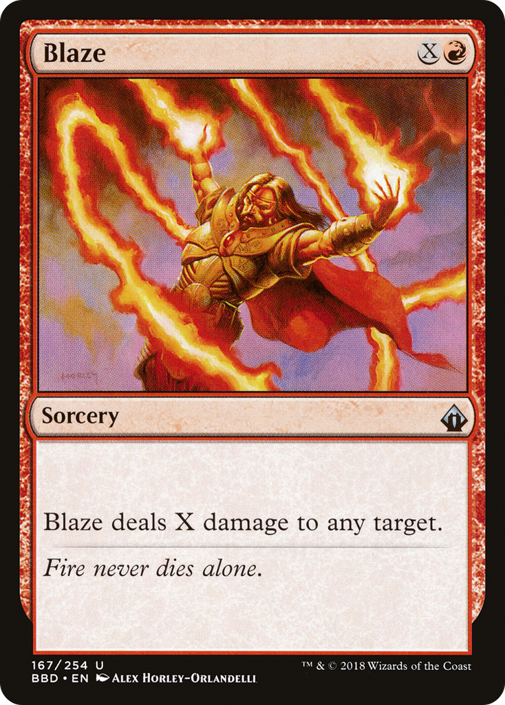 Magic: The Gathering - Blaze Foil - Battlebond