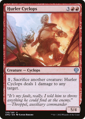 Magic: The Gathering - Hurler Cyclops - Dominaria United