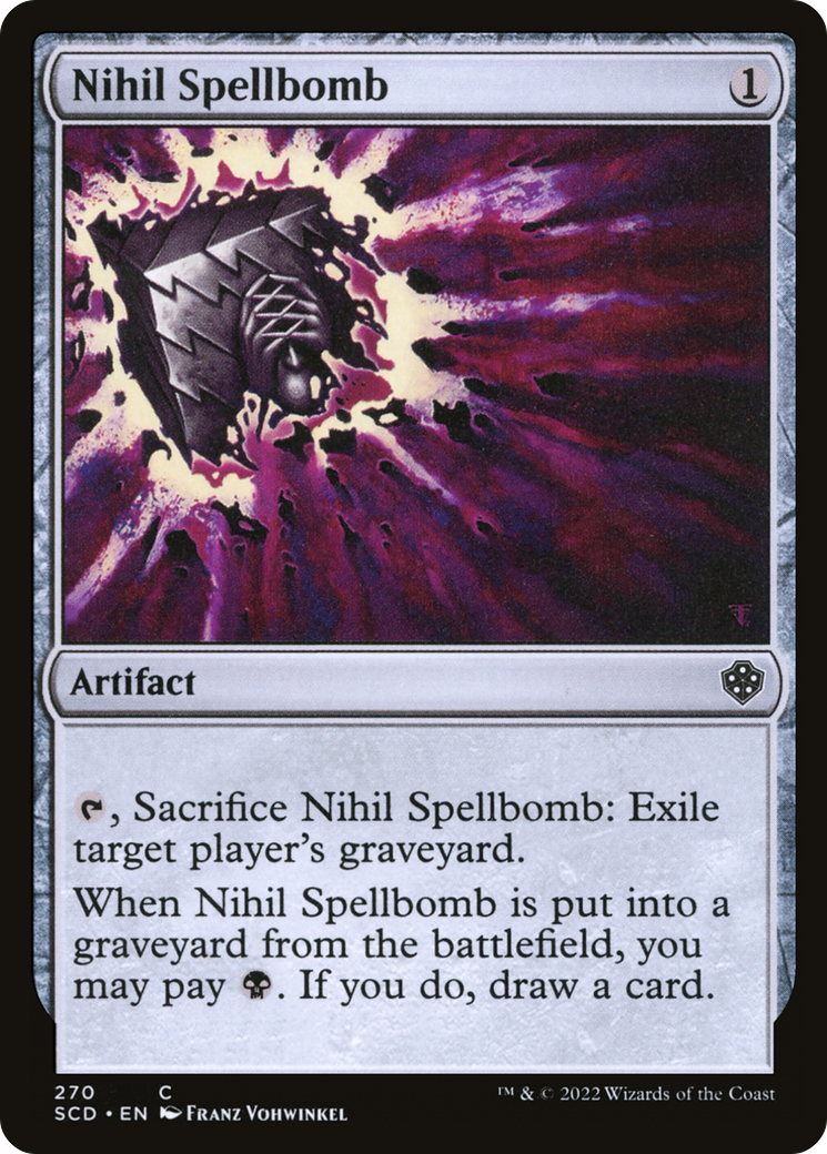 Magic: The Gathering - Nihil Spellbomb - Starter Commander Decks