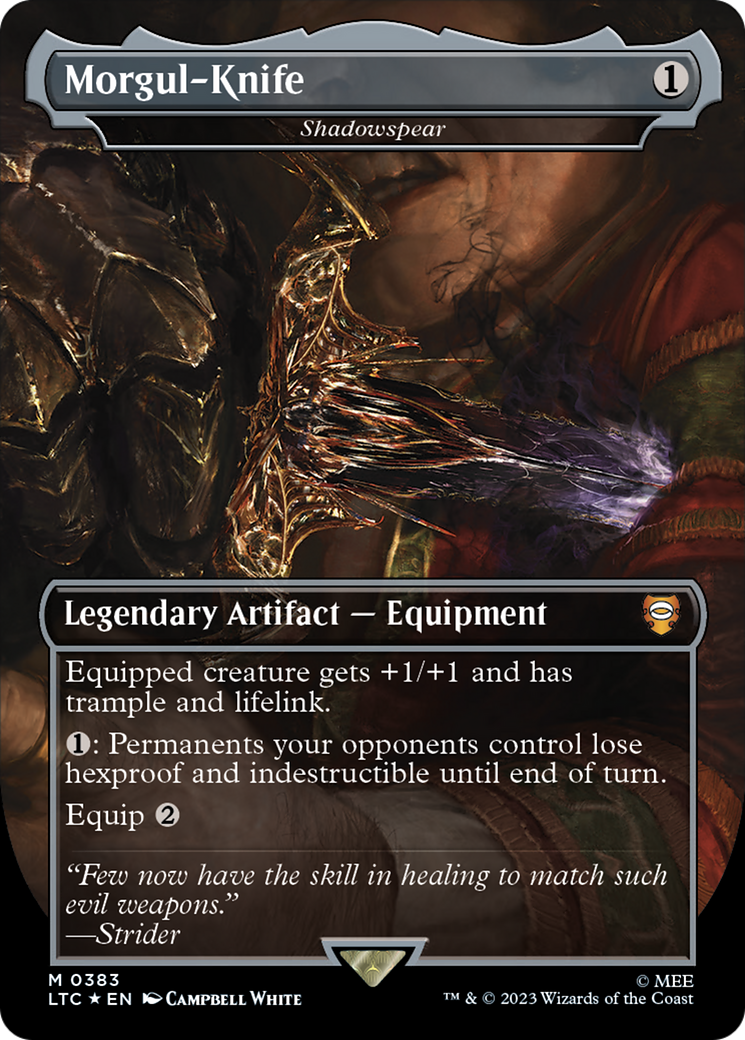 Magic: The Gathering - Shadowspear Foil - Tales of Middle-earth Commander