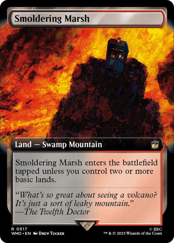 Magic: The Gathering - Smoldering Marsh Foil - Doctor Who