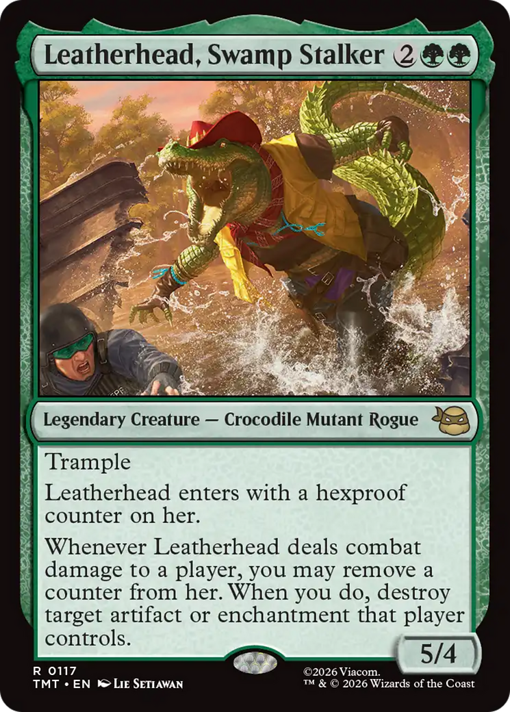 Magic: The Gathering - Leatherhead, Swamp Stalker - Teenage Mutant Ninja Turtles