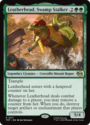 Magic: The Gathering - Leatherhead, Swamp Stalker - Teenage Mutant Ninja Turtles