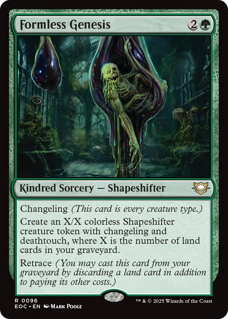 Magic: The Gathering - Formless Genesis - Edge of Eternities Commander