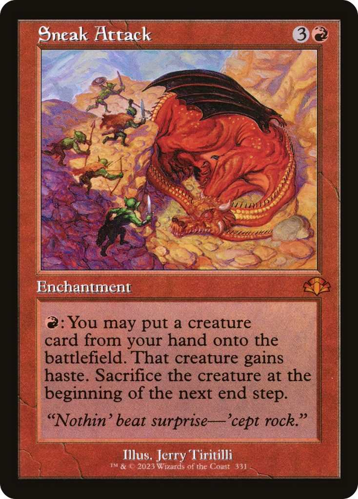 Magic: The Gathering - Sneak Attack Foil - Dominaria Remastered