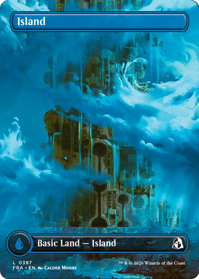 Magic: The Gathering - Island #387 - Reality Fracture
