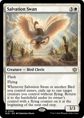 Magic: The Gathering - Salvation Swan Foil - Bloomburrow