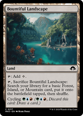 Magic: The Gathering - Bountiful Landscape Foil - Modern Horizons 3