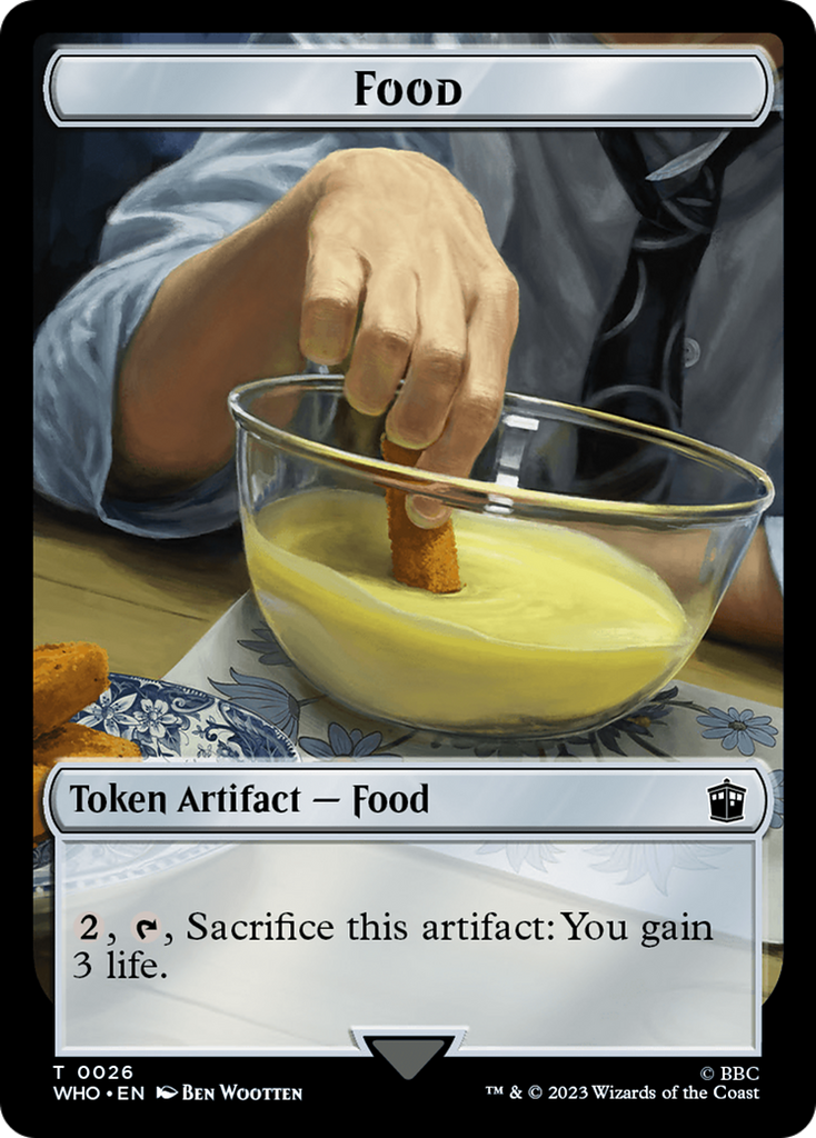 Magic: The Gathering - Food Token - Doctor Who Tokens