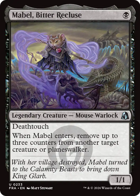 Magic: The Gathering - Mabel, Bitter Recluse - Reality Fracture