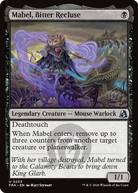 Magic: The Gathering - Mabel, Bitter Recluse - Reality Fracture