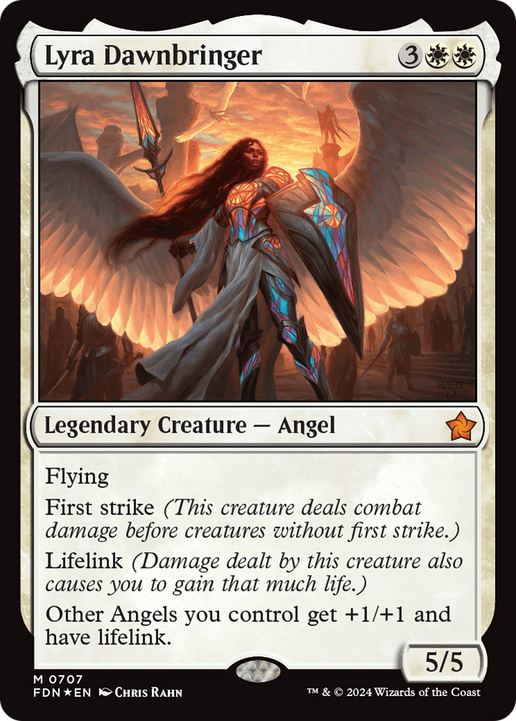Magic: The Gathering - Lyra Dawnbringer Foil - Foundations