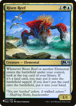 Magic: The Gathering - Risen Reef - The List