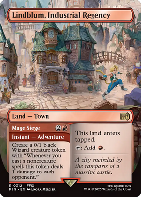 Magic: The Gathering - Lindblum, Industrial Regency // Mage Siege Foil - Final Fantasy