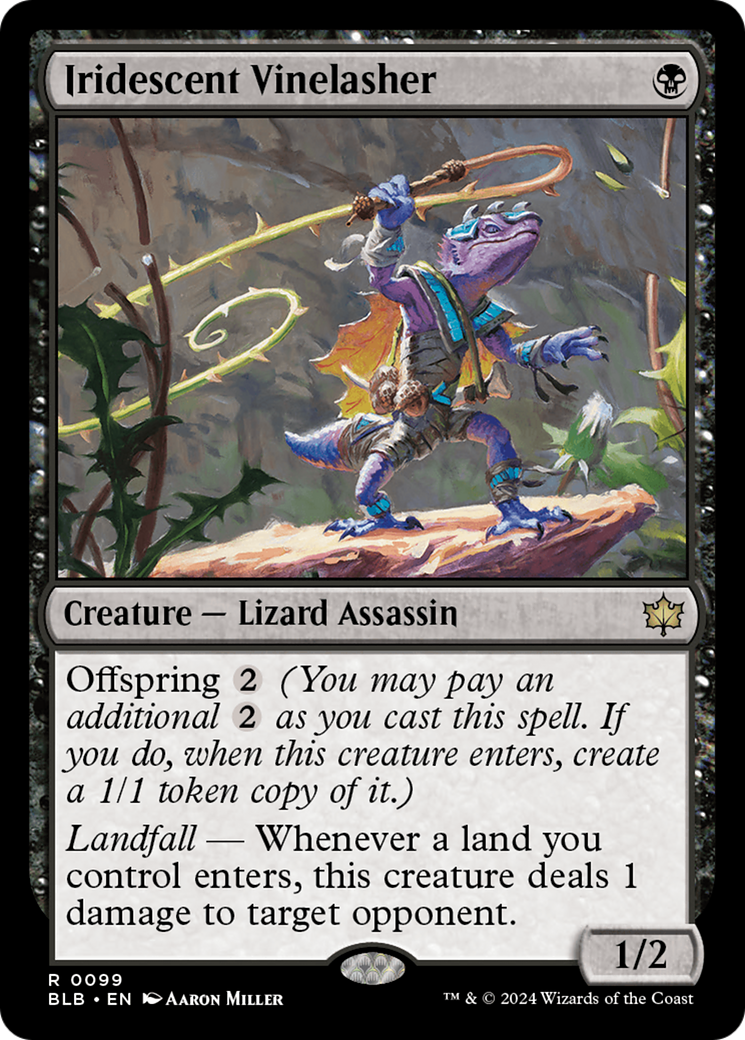 Magic: The Gathering - Iridescent Vinelasher Foil - Bloomburrow