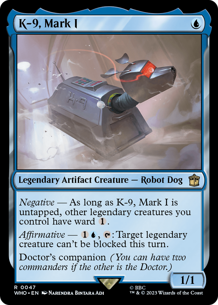 Magic: The Gathering - K-9, Mark I Foil - Doctor Who