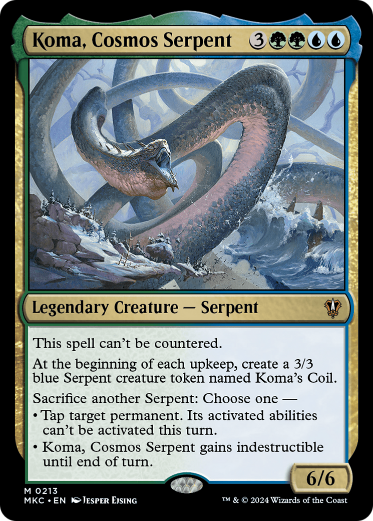 Magic: The Gathering - Koma, Cosmos Serpent - Murders at Karlov Manor Commander
