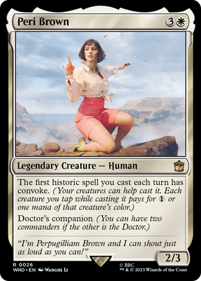 Magic: The Gathering - Peri Brown - Doctor Who