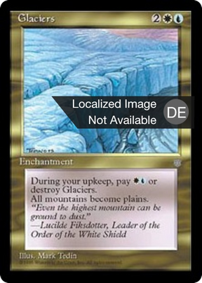 Magic: The Gathering - Gletscher - Ice Age