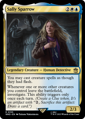 Magic: The Gathering - Sally Sparrow Foil - Doctor Who