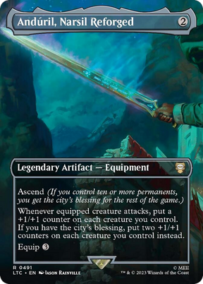 Magic: The Gathering - Andúril, Narsil Reforged - Tales of Middle-earth Commander