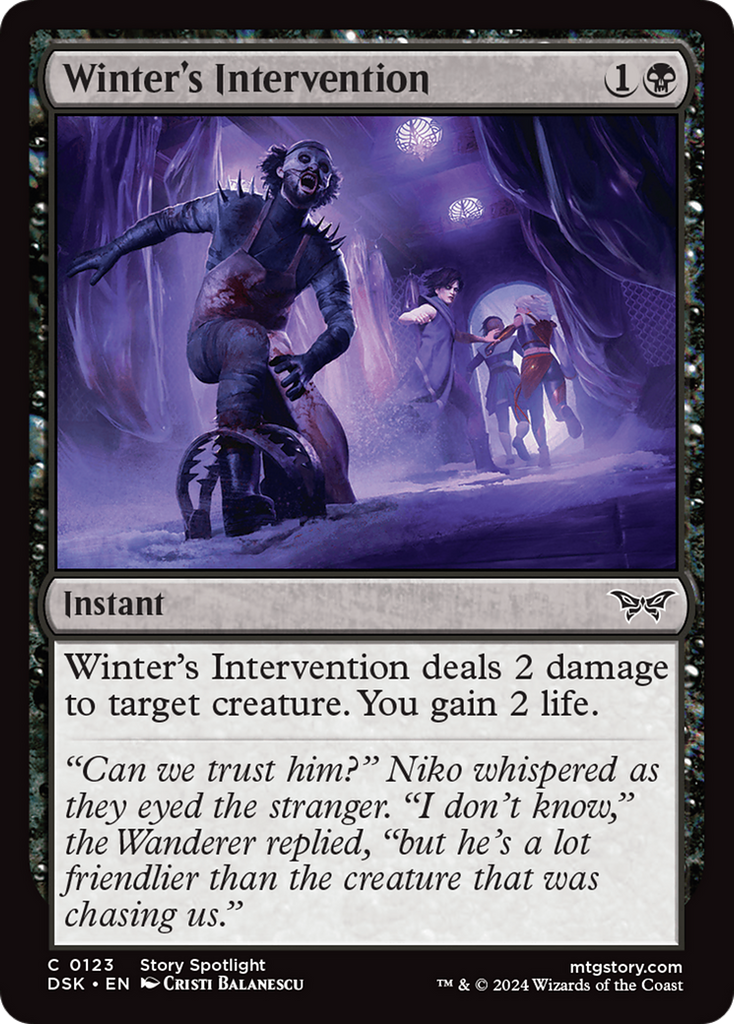 Magic: The Gathering - Winter's Intervention - Duskmourn: House of Horror