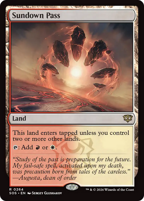 Magic: The Gathering - Sundown Pass - Secrets of Strixhaven