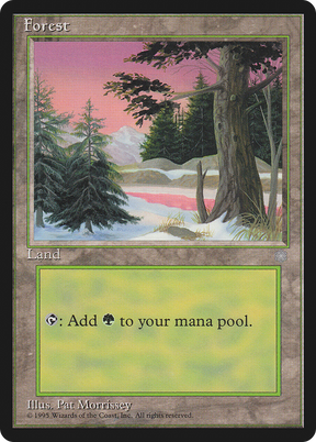 Magic: The Gathering - Forest - Ice Age