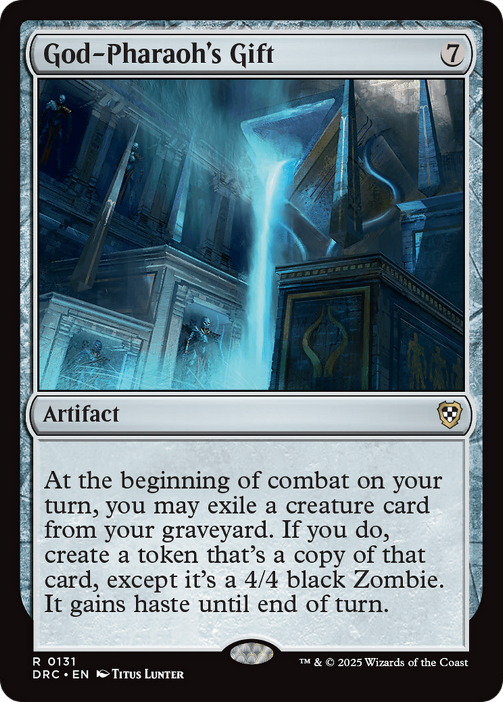 Magic: The Gathering - God-Pharaoh's Gift - Aetherdrift Commander