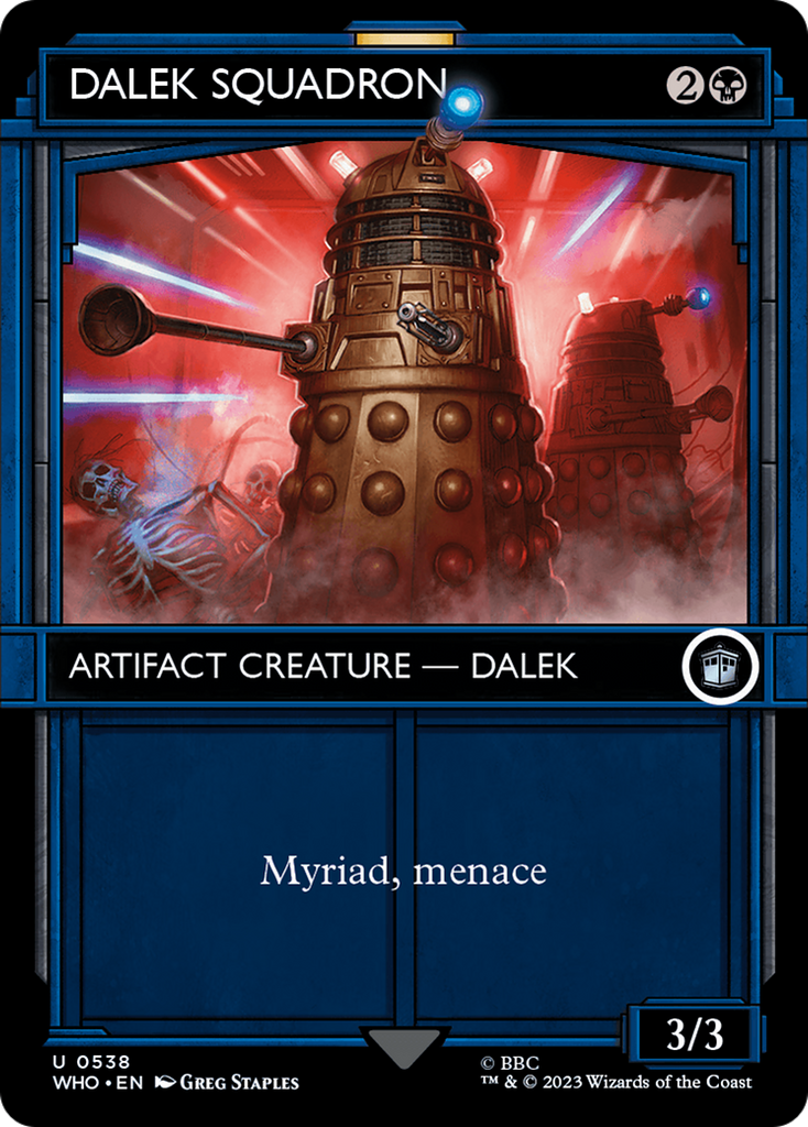 Magic: The Gathering - Dalek Squadron Foil - Doctor Who