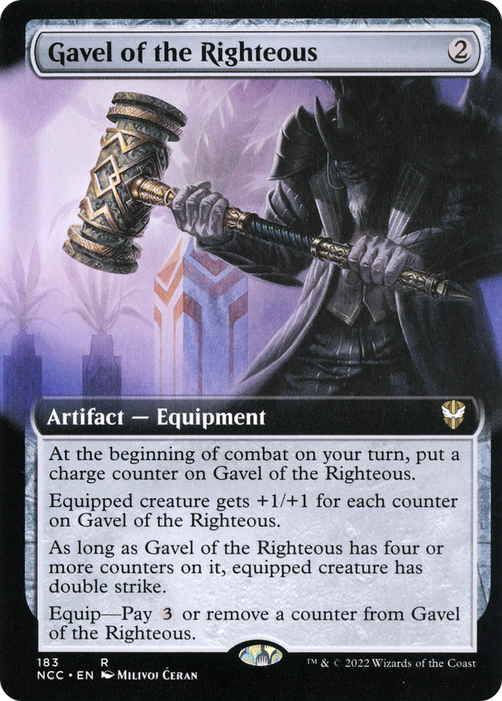 Magic: The Gathering - Gavel of the Righteous - New Capenna Commander