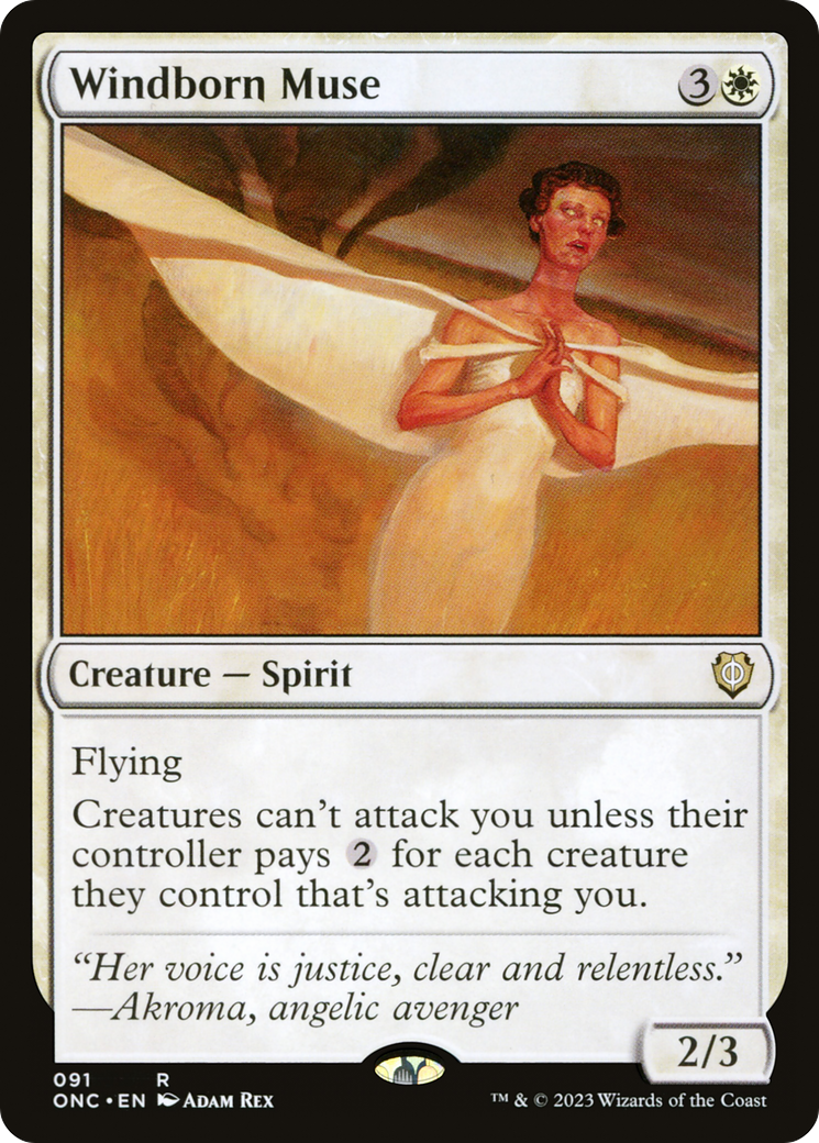 Magic: The Gathering - Windborn Muse - Phyrexia: All Will Be One Commander