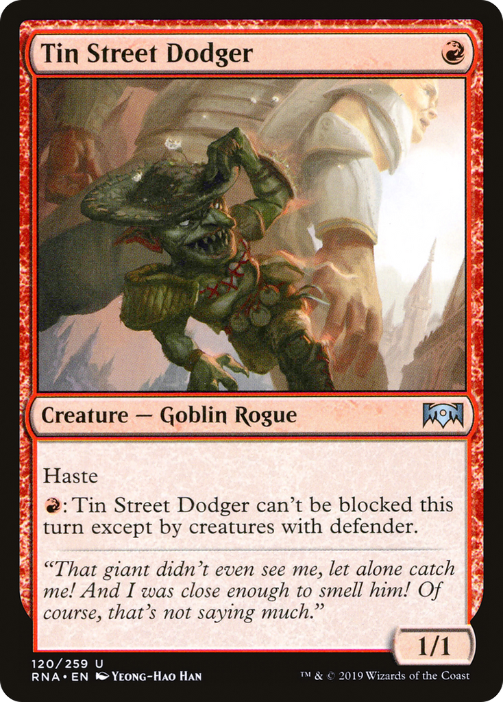 Magic: The Gathering - Tin Street Dodger Foil - Ravnica Allegiance