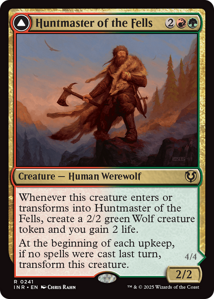 Magic: The Gathering - Huntmaster of the Fells // Ravager of the Fells Foil - Innistrad Remastered