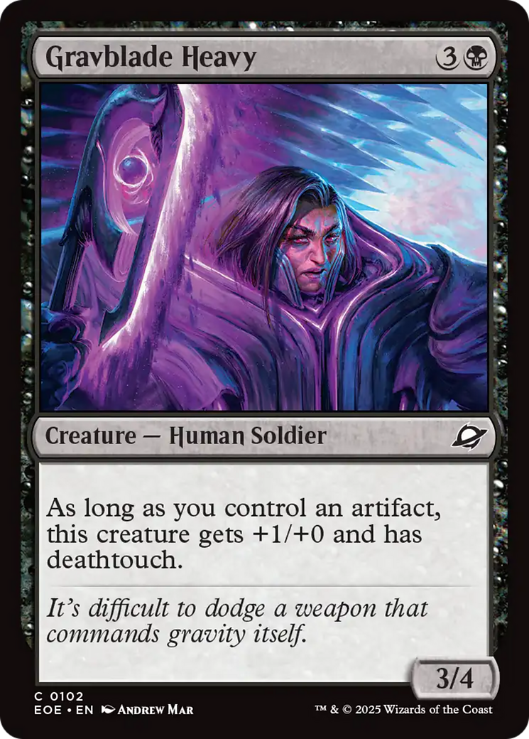 Magic: The Gathering - Gravblade Heavy - Edge of Eternities
