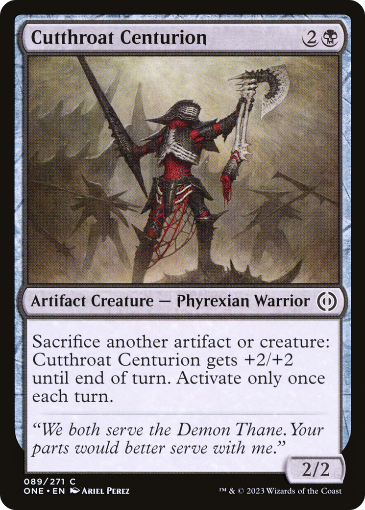 Magic: The Gathering - Cutthroat Centurion Foil - Phyrexia: All Will Be One