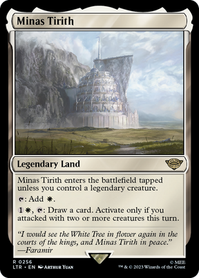 Magic: The Gathering - Minas Tirith Foil - The Lord of the Rings: Tales of Middle-earth