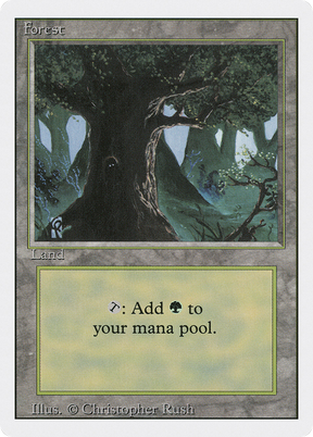 Magic: The Gathering - Forest - Revised Edition